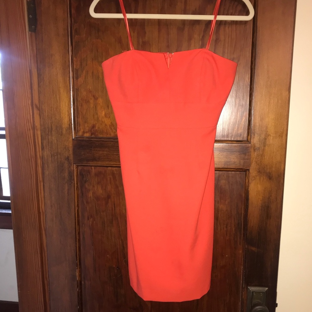 GIANNI BINI red/orange dress size 4. Strapless